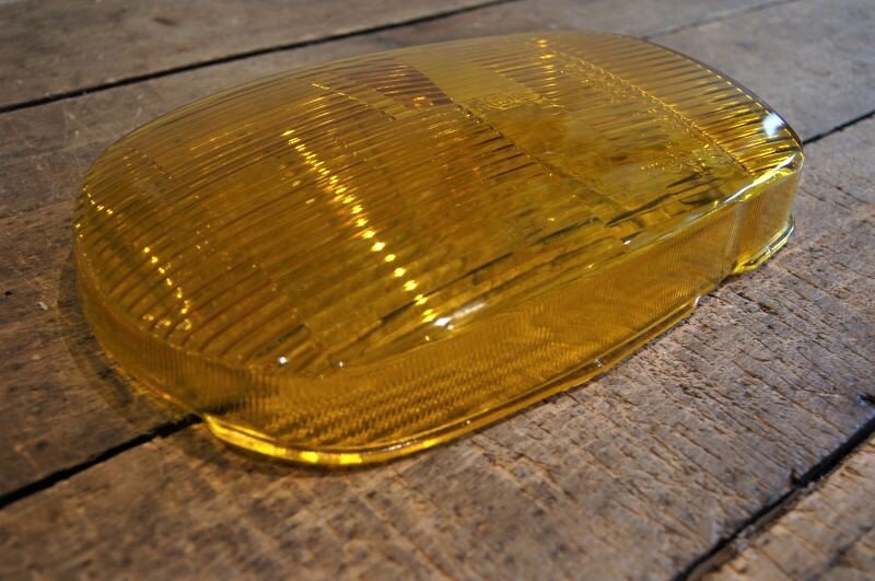 headlight lense H1 W113 , yellow / France, 136,85
