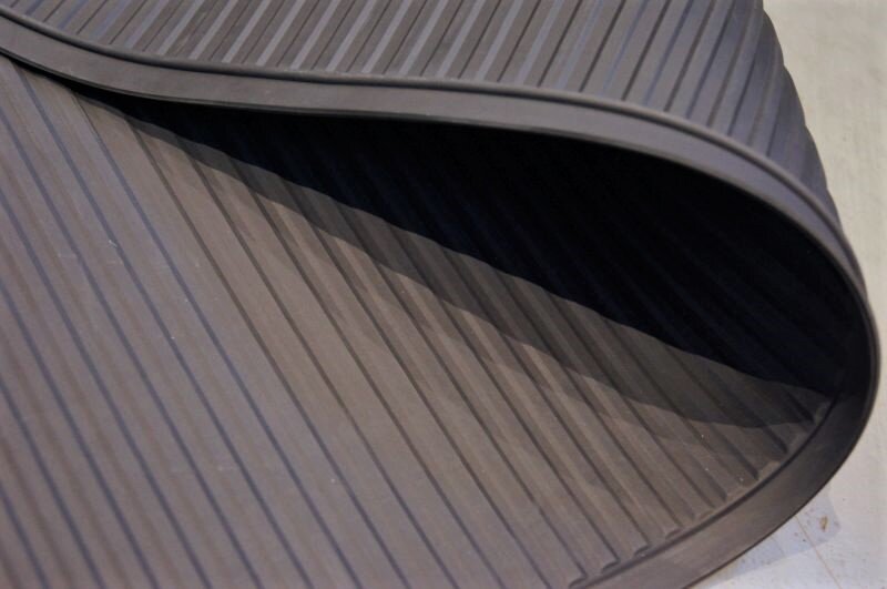 Rubber Mat For Mercedes W114 Trunk, Black, 1968-1976