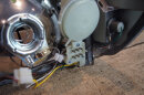 right side headlight W107 with range adjustment