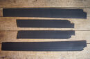 rubber mat set sill W110 W111 W112 sedan - black