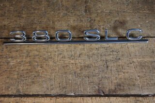 Heckdeckel Typenschild 380 SLC