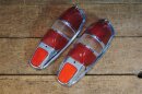 tail light cover set W120/121 1959-62 red/red