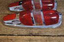tail light cover set W120/121 1959-62 red/red