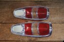 tail light cover set W120/121 1959-62 red/red