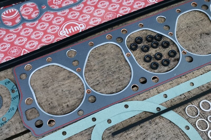 Best Gasket Full Engine Gasket Set For Studebaker 218 226 245 – 1936-1950, Copper Head Gasket, RS529C