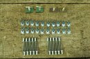 mounting kit W112 cp./cb. chrome mouldings