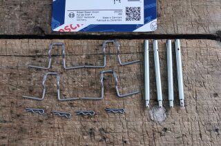 mounting kit for rear brake pads BENDIX W107/114/115/116/123/126