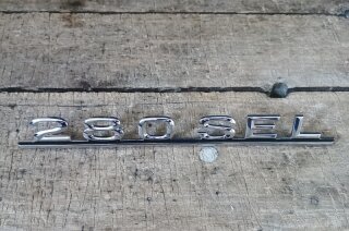 Heckdeckel Typenschild W116 280SEL