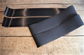 sill rubber mat set for entrance W111 cp, Ponton cp.  black