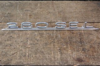 type designation trunk lid 280SEL