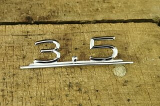 type designation trunk lid " 3.5 "