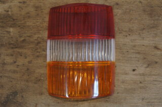 tail light lense 1st serie, red/amber