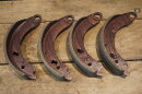 set of brake shoes, rear 50mm steel early Ponton ( in...
