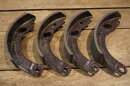 set of brake shoes, rear 65mm steel Ponton, 190SL ( in exchange )