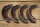 set of brake shoes, rear 65mm steel Ponton, 190SL (in exchange)