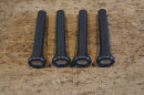 door push button set (4pcs. ) , black