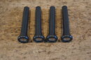 door push button set (4pcs. ) , black