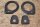 rubber pad set door handle 190SL  ( 4 pcs. )