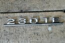 Typenschild Heckdeckel W123 230TE