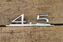 type designation trunk lid "4.5"