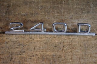 trunk lid emblem W115 240D