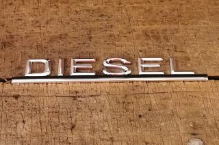 Heckdeckel Typenschild Diesel