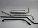 exhaust W120 180a,b,c (M121) , complete