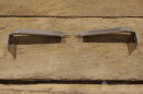 chrome end cover set softtop 190SL ( 1-hole )