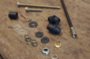 adjuster screw set, headlamp with range adjustment R/C 107